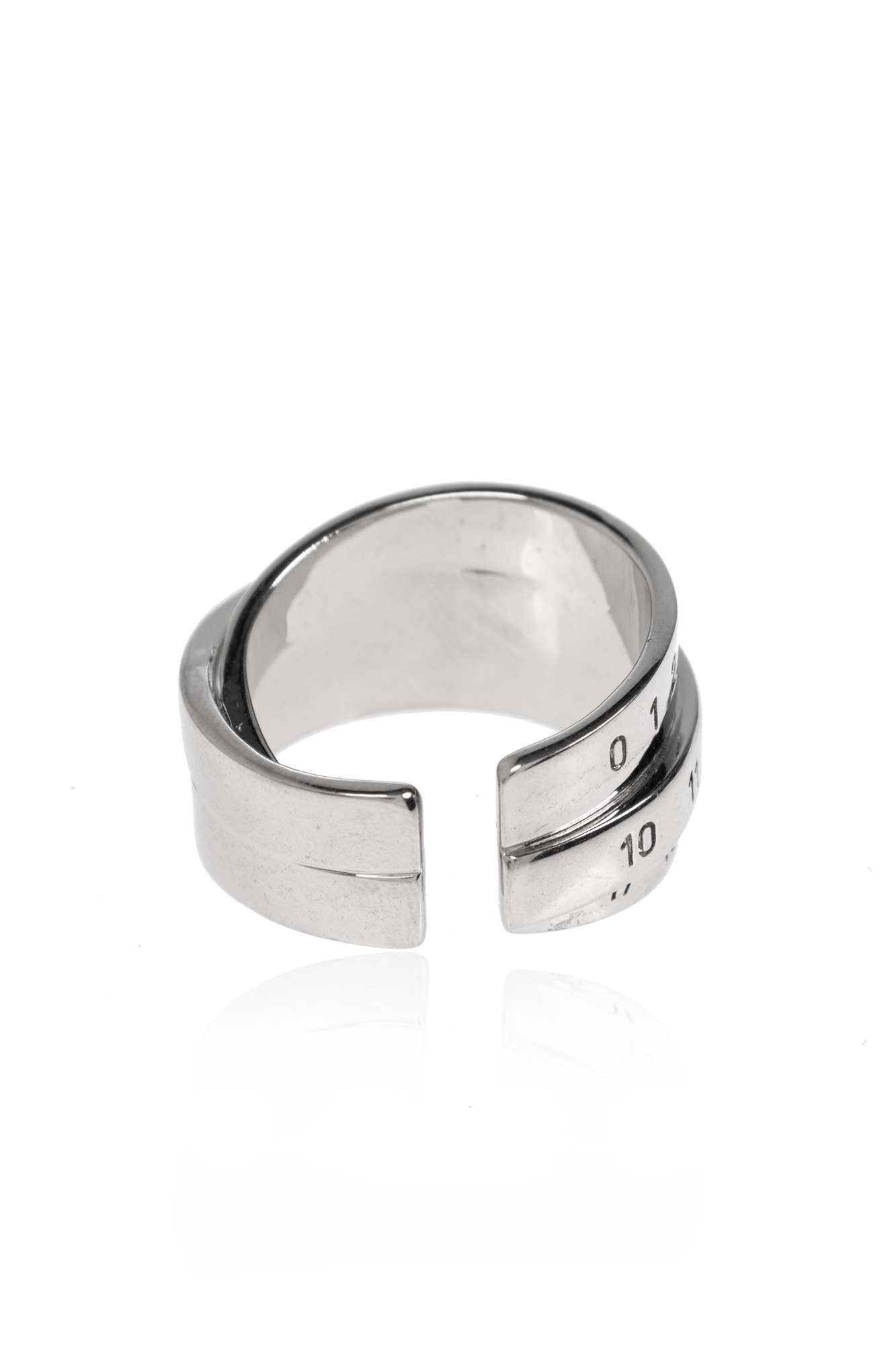 Maison Margiela logo-engraved brass ring | Eraldo.com CN
